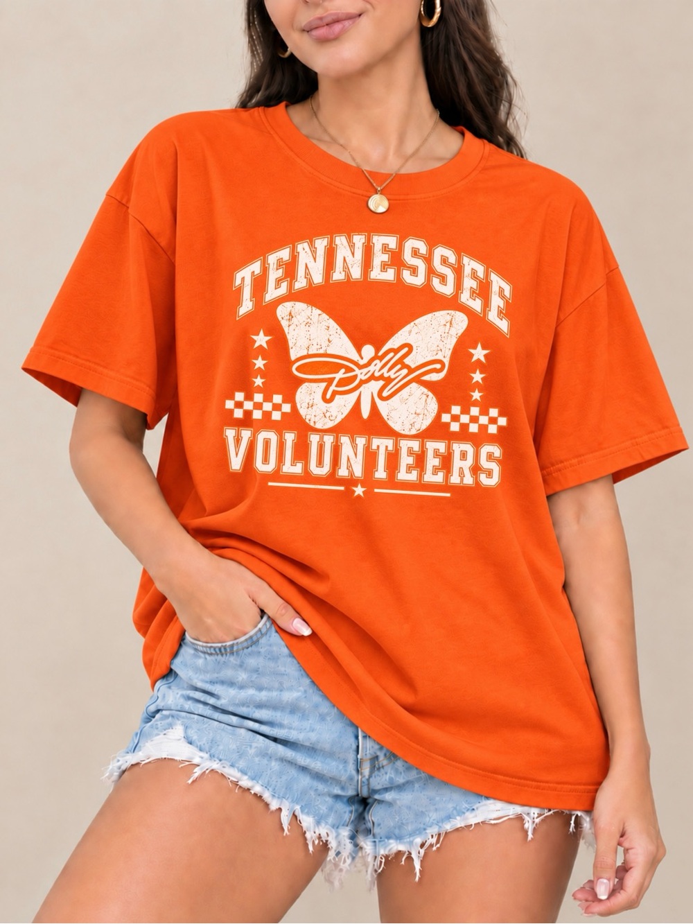 Tennessee Volunteers Graphic Tee Dolly Tribute Game Day Unisex T-shirt